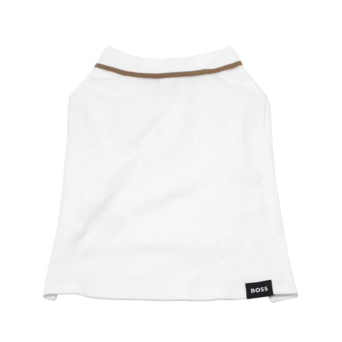 Boss Classic Polo Tshirt for Dogs (Bright White) image 2