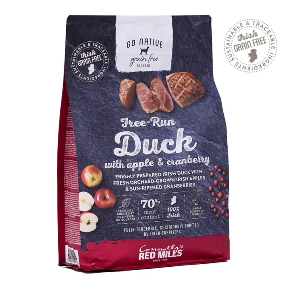 Go Native Duck with Apple & Cranberry Adult Dog Dry Food