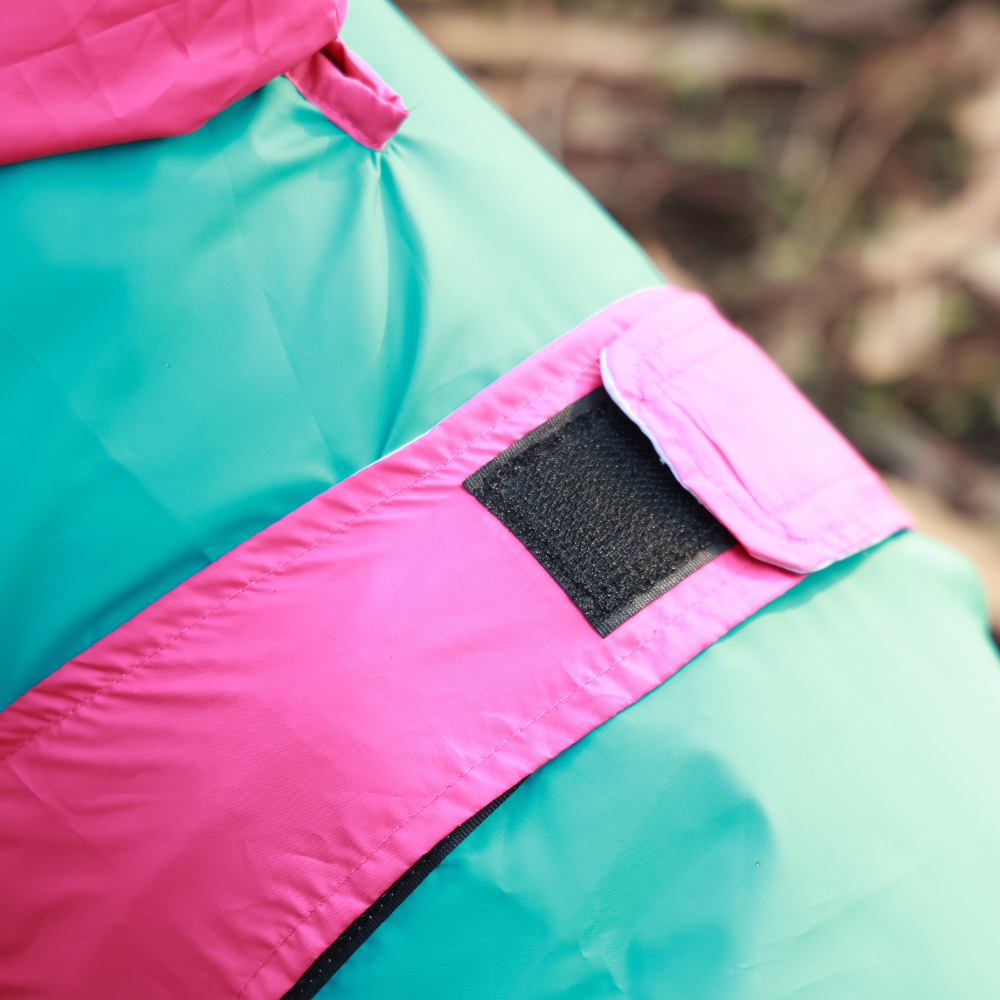 Pet Set Go Splash Waterproof Raincoat for Dogs (Aqua Pink) image 6