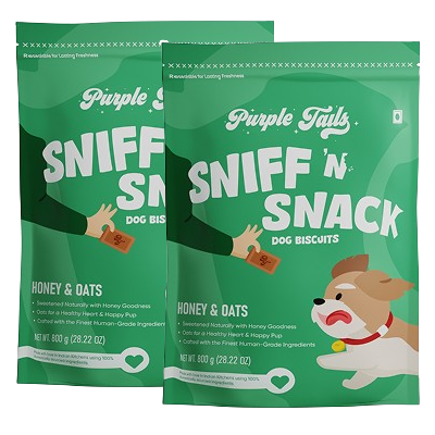 Purple Tails Honey and Oats Biscuits Dog Treat image 5