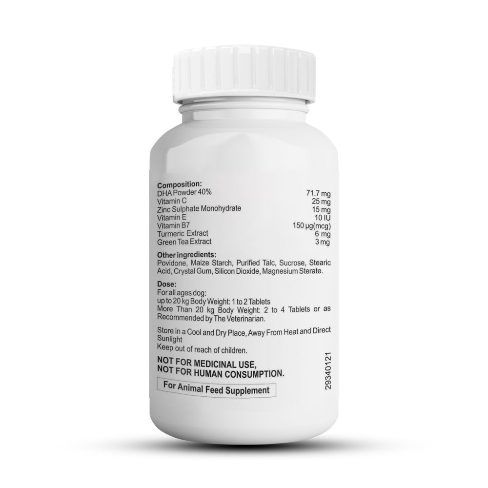 Petvit Skin & Coat Tablets for Dogs and Cats image 6