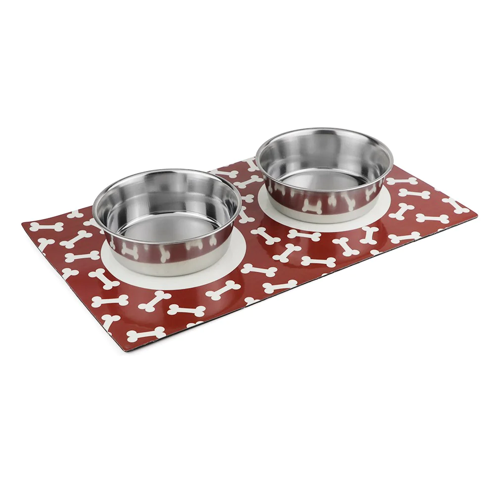 Pawpourri Stay On Mat for Dogs and Cats (Red) image 3