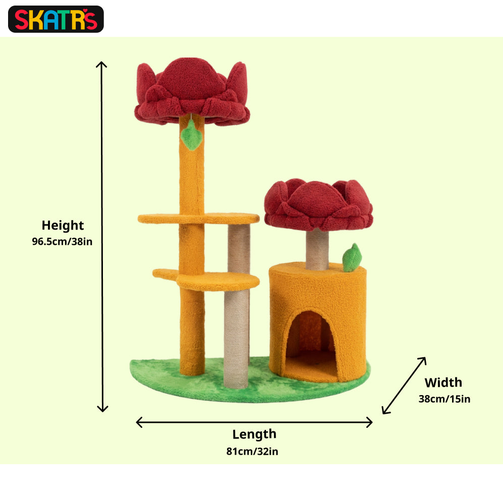 Skatrs Pawradise Tower Cat Tree for Cats and Kittens image 6
