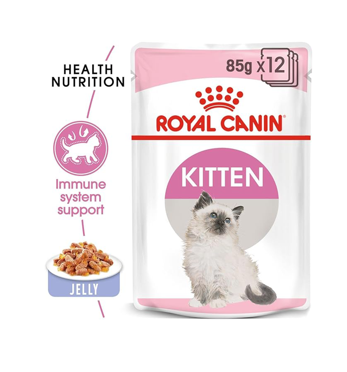 Royal Canin Kitten Wet Food in Gravy (85g Pouch) image 1