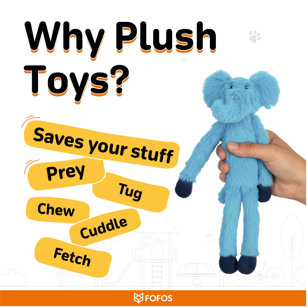 Fofos Elephant and Giraffe Rope Tug Toy for Dogs image 2