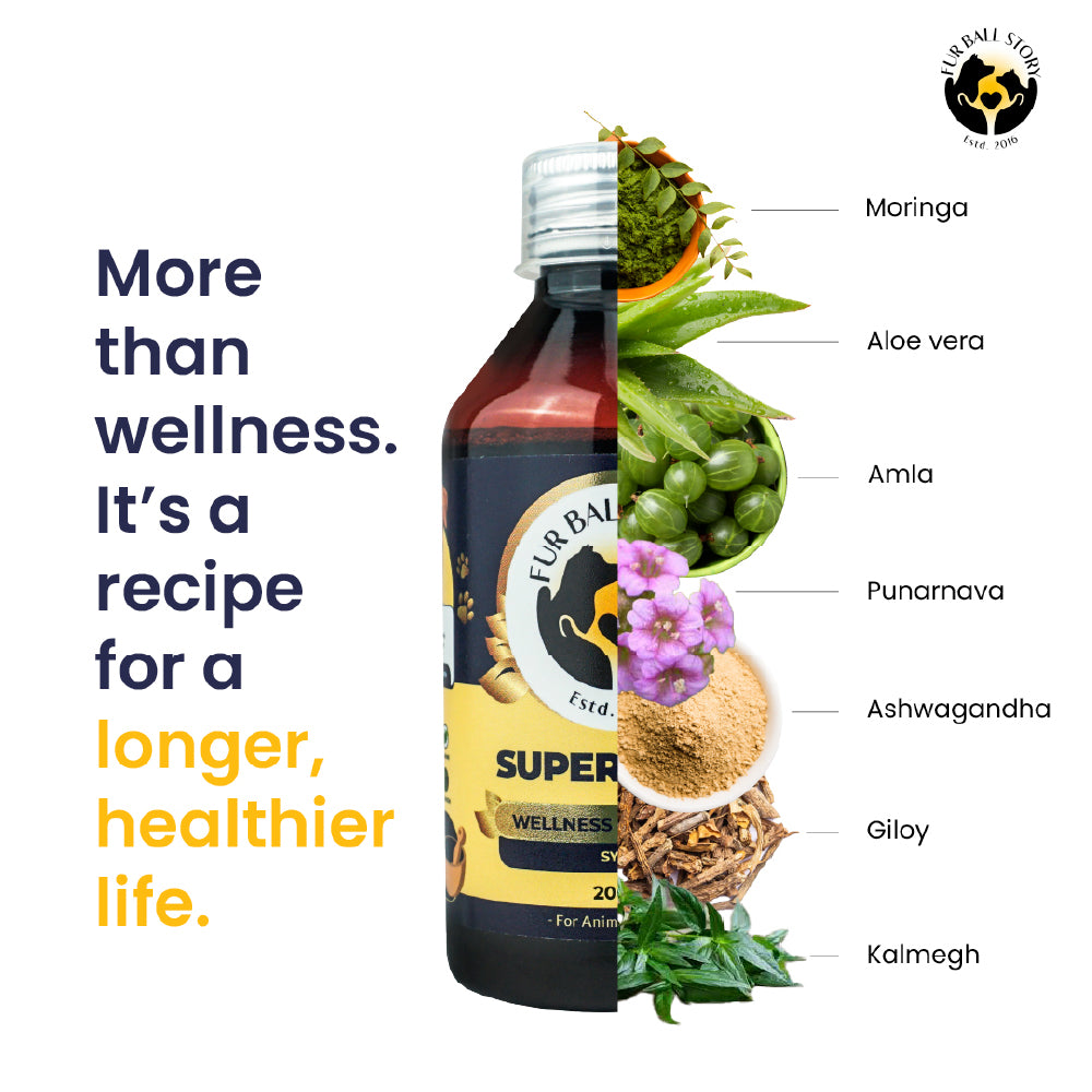 FurBall Story Supertonic Overall Wellness Syrup for Dogs and Cats image 4