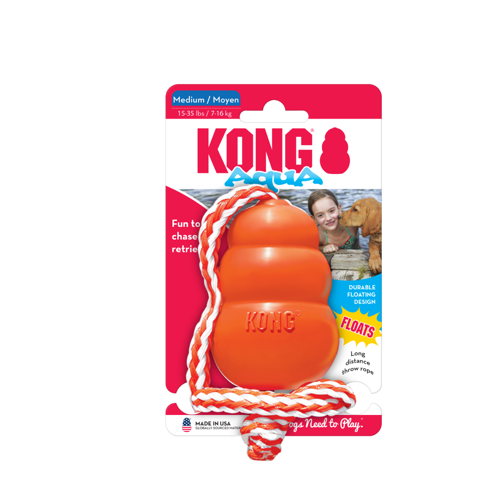 Kong Aqua Toy for Dogs (Orange) image 3