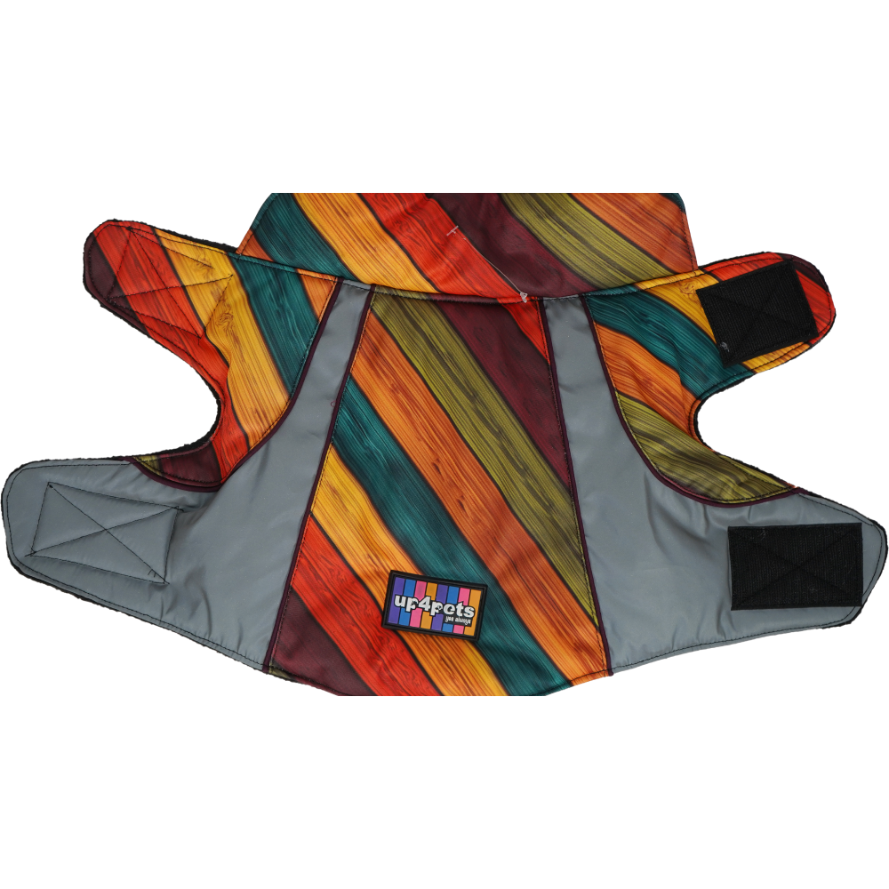 Up4pets Autumn Stripe Polyester Fleece Jackets for Dogs and Cats image 5