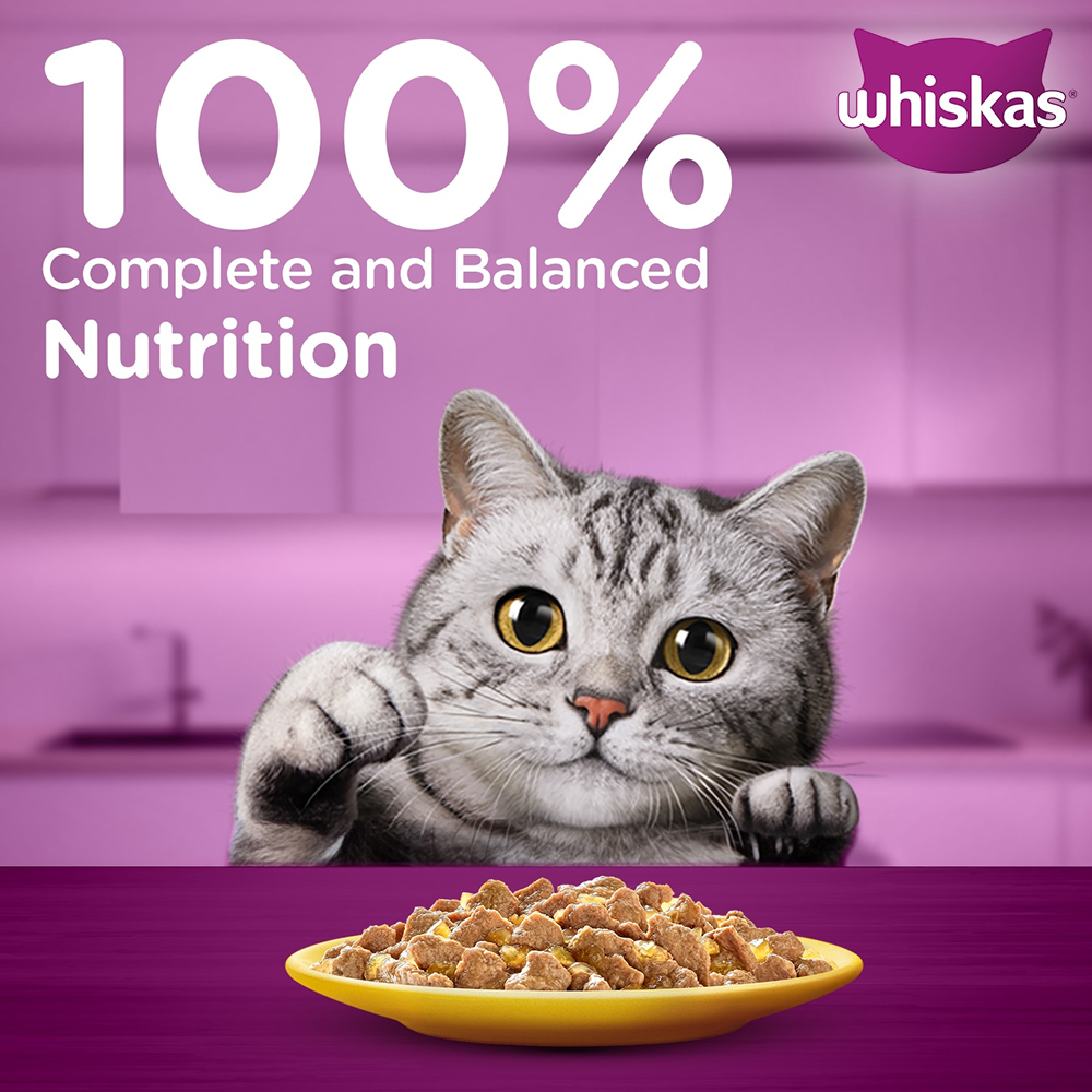 Whiskas Chicken in Gravy Adult Cat Wet Food image 6
