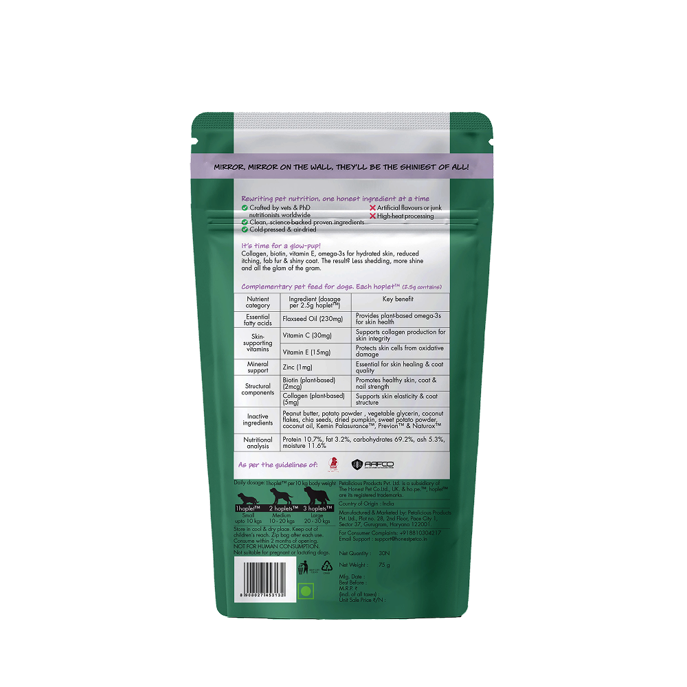 Hope Vegan Skin+Coat Supplement for Dogs image 2