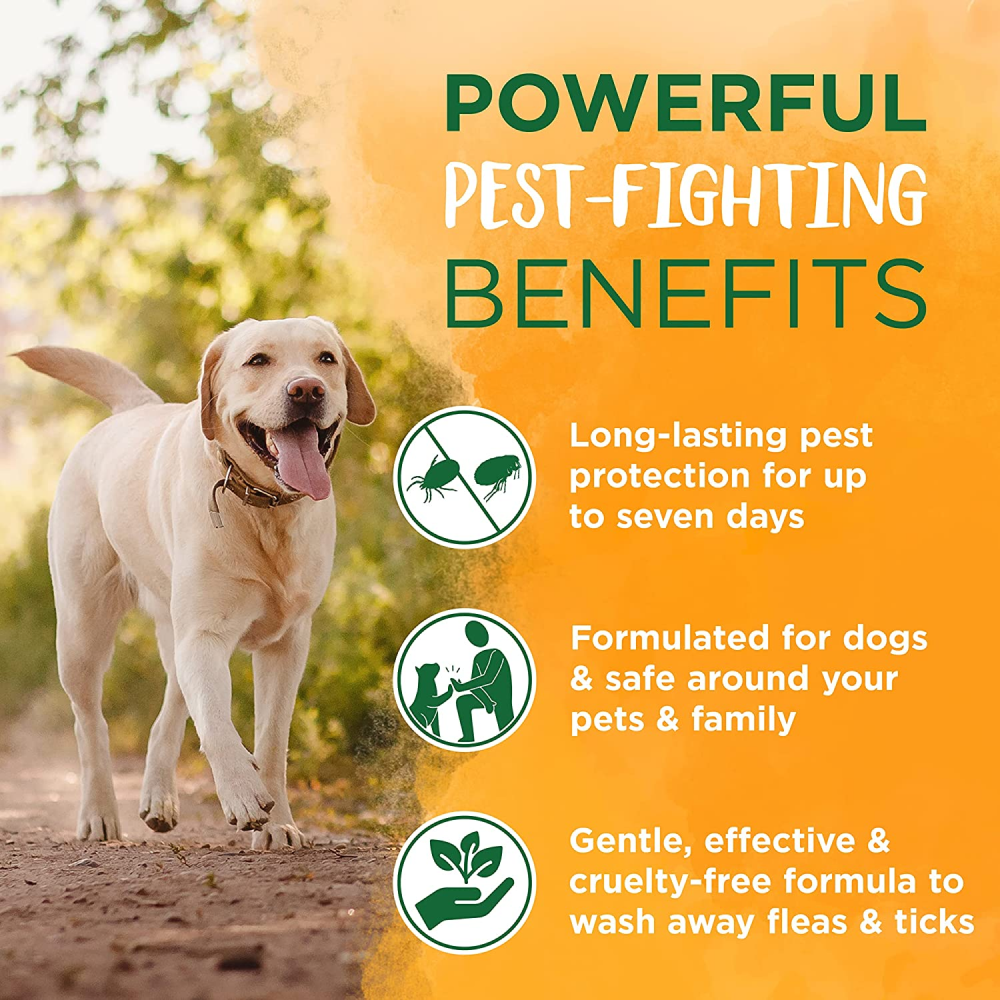 Tropiclean Natural Flea and Tick Plus Soothing Shampoo for Dogs image 4