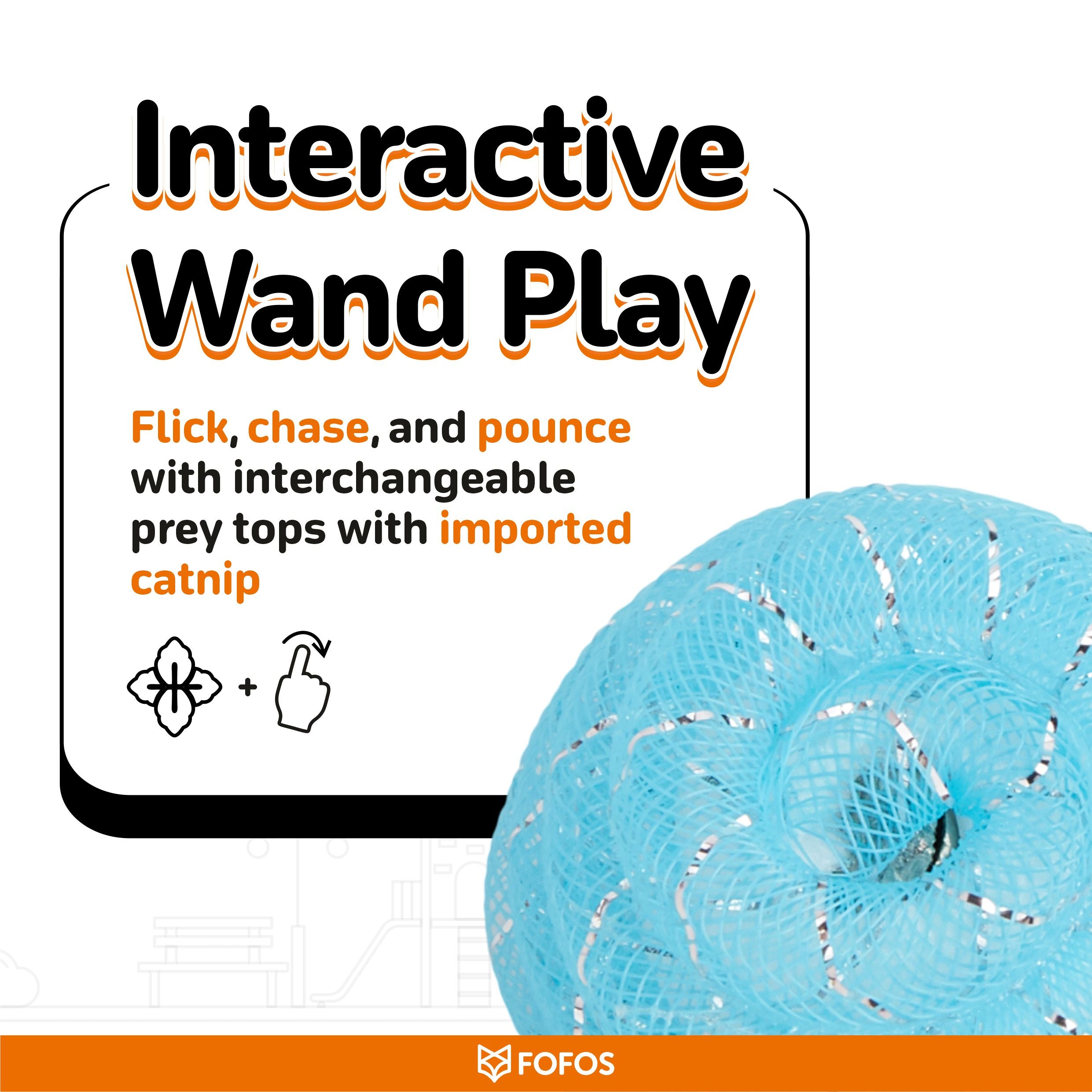 Fofos Sealife Wand Toy for Cats image 4