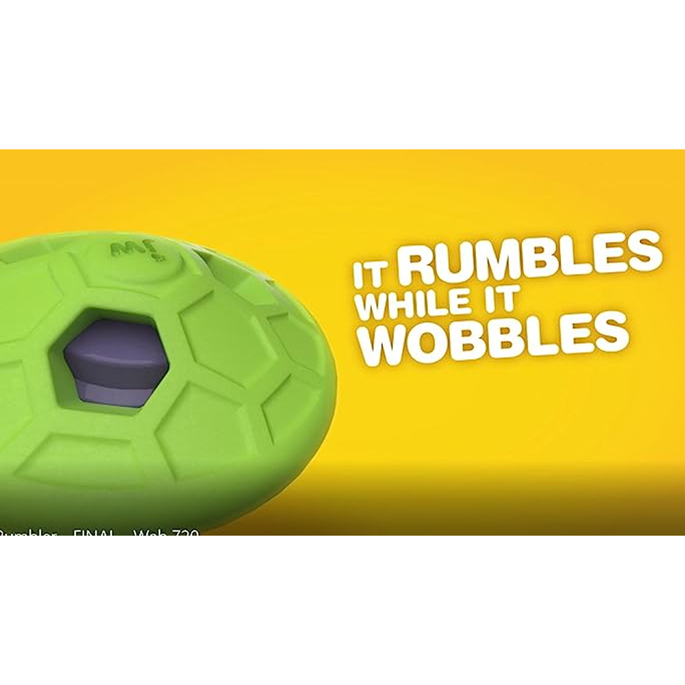 JW Natural Sound Rumbler Toy for Dogs (Green) image 3