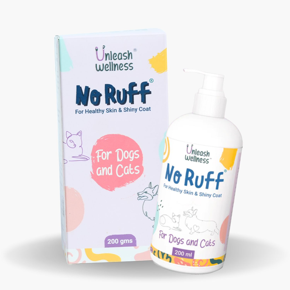 Unleash Wellness No Ruff for Healthy Skin and Shiny Coat Supplements for Dogs and Cats