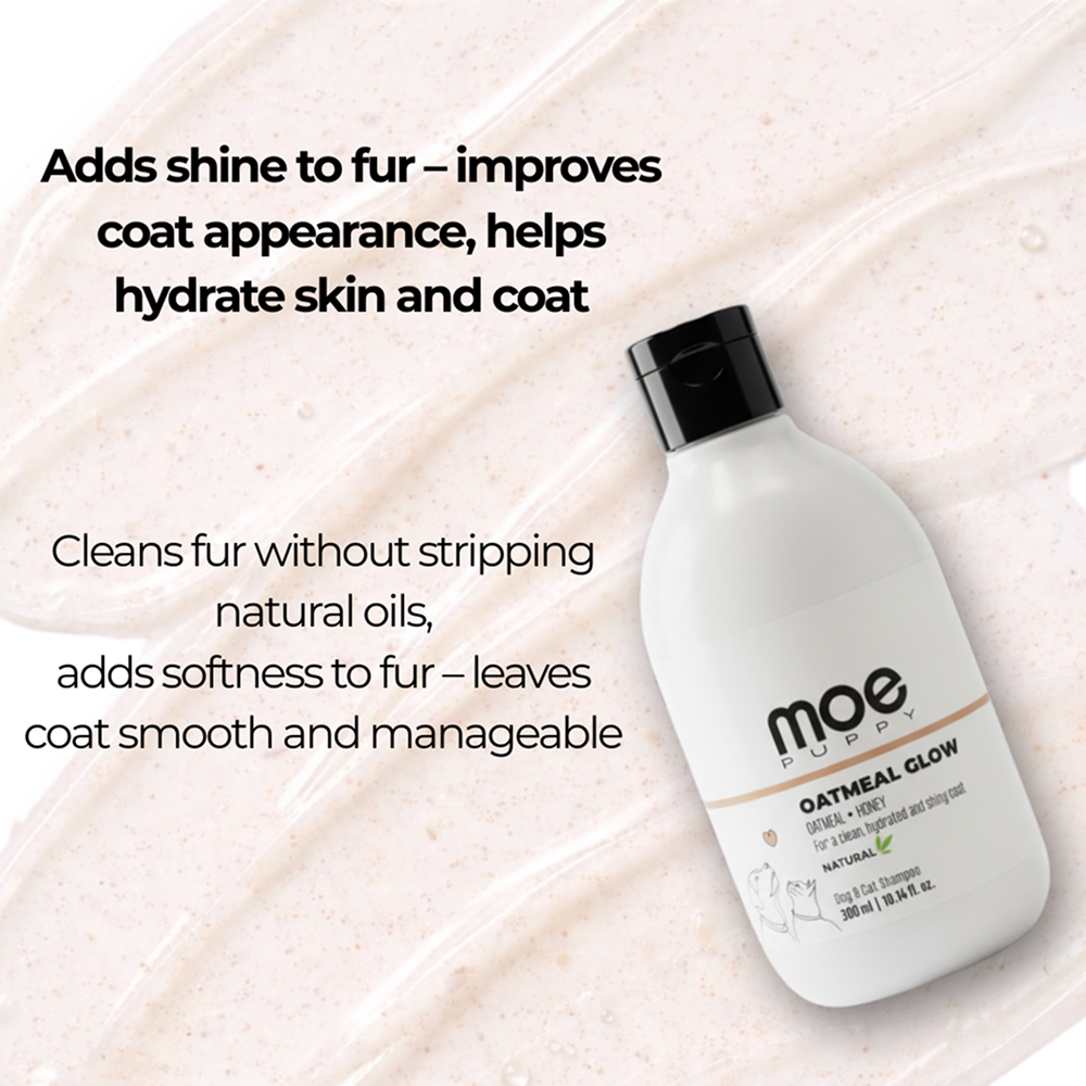 Moe Puppy Oatmeal Glow Shampoo for Dogs & Cats image 2
