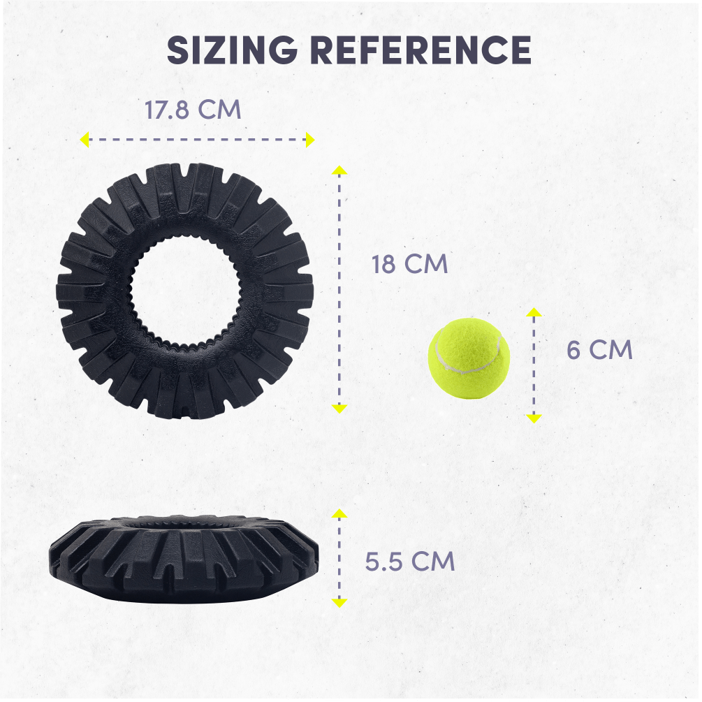 Barkbutler x Fofos Tyre Toy for Dogs image 7