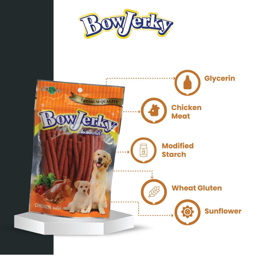 Rena BowJerky Chicken Sticks Dog Treats image 2