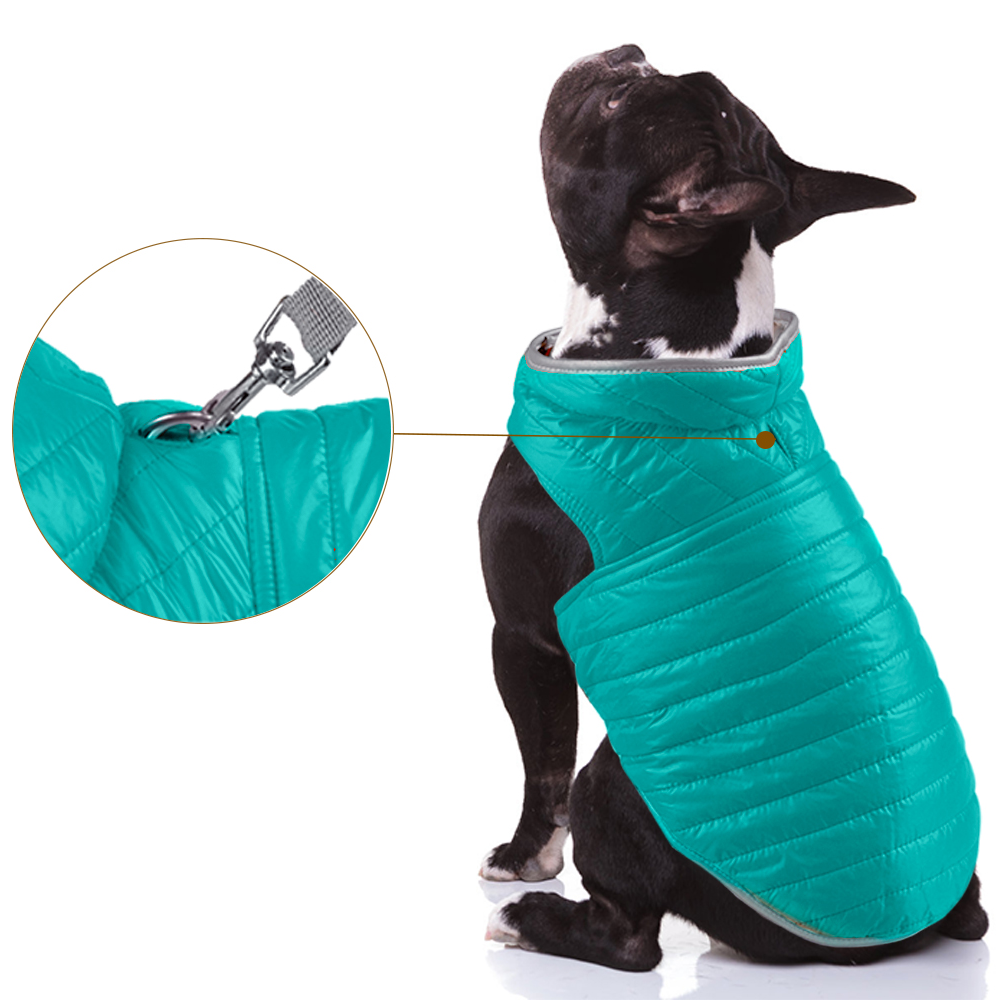 Talking Dog Club Double Trouble Reversible Jackets for Dogs (Blue/Yellow) image 4