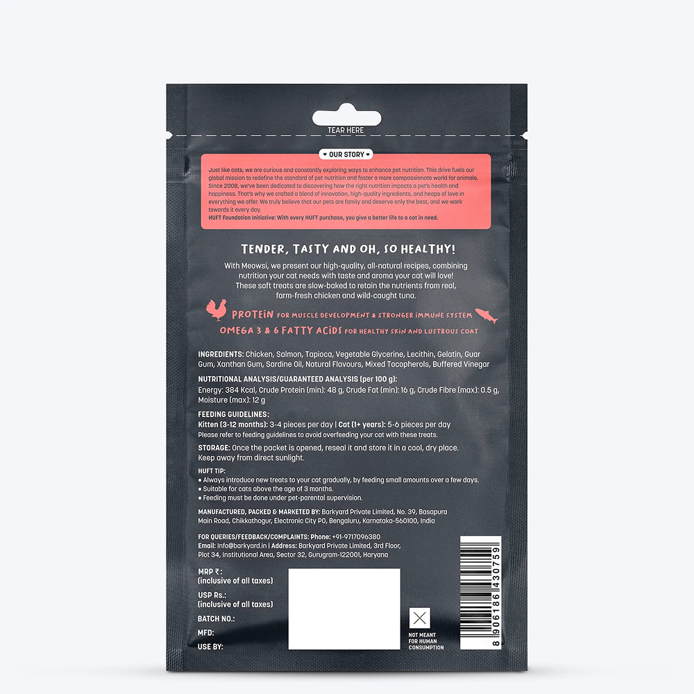 HUFT Meowsi Salmon & Chicken Soft Cat Treats image 8