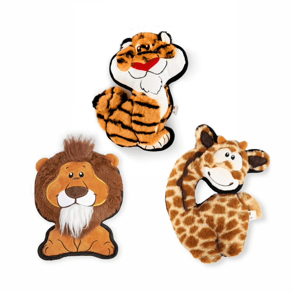 Barkbutler x Fofos Safari Line Lion Plush Toy for Dogs (Brown) image 7