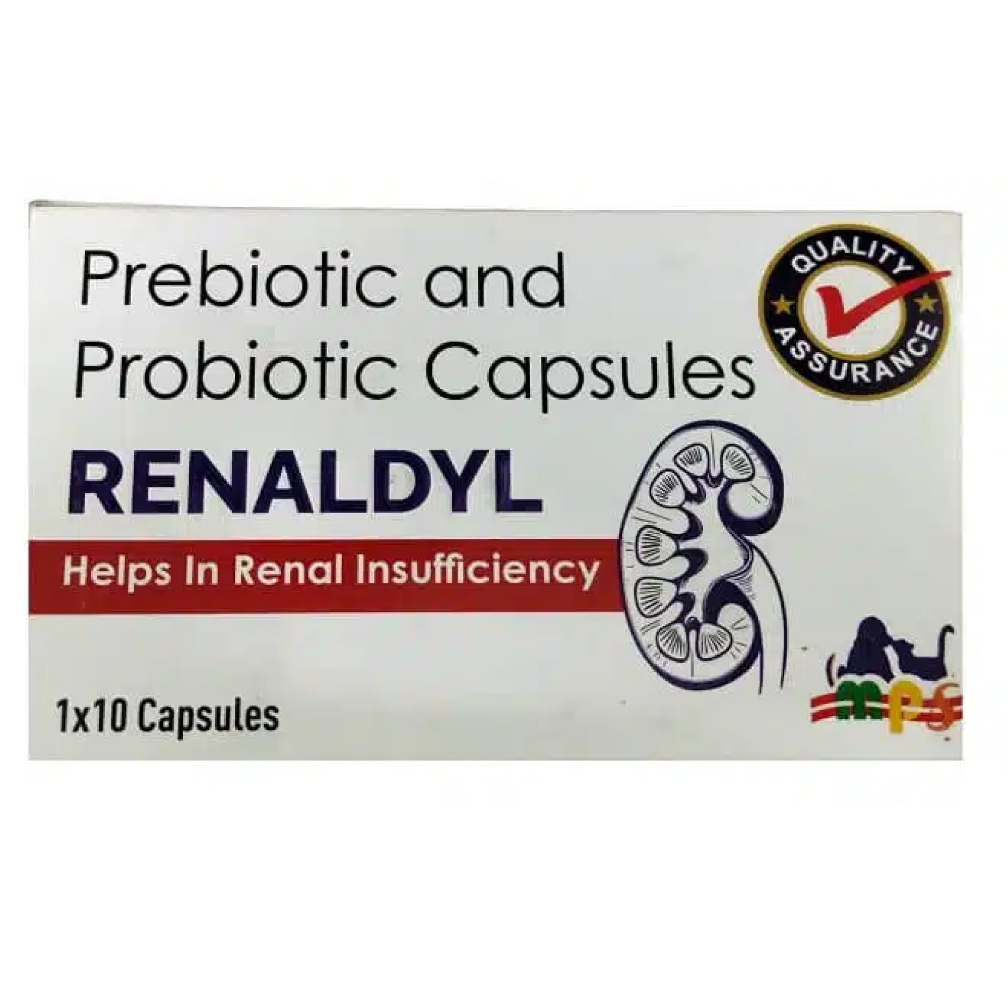 MPS Renaldyl Capsules Prebiotic & Probiotic Supplement for Dogs and Cats image 2