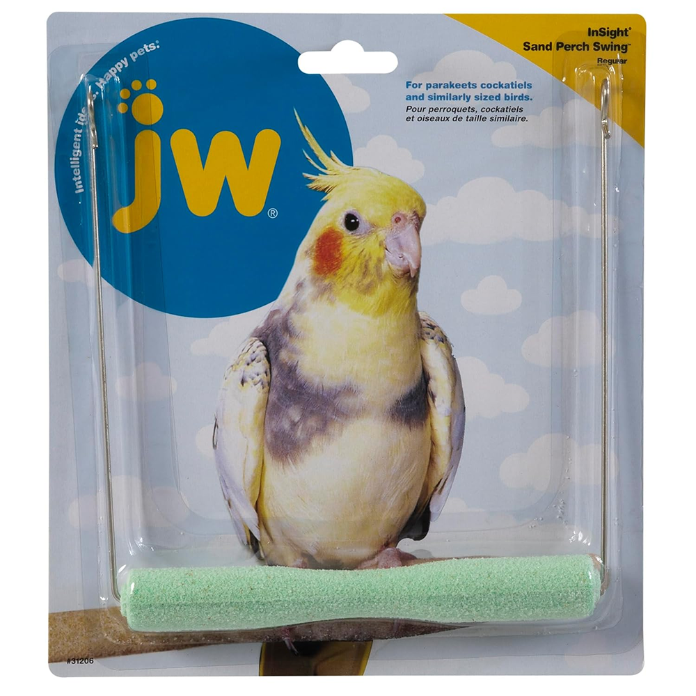 JW Insight Sand Perch Swing for Birds (Green) image 2