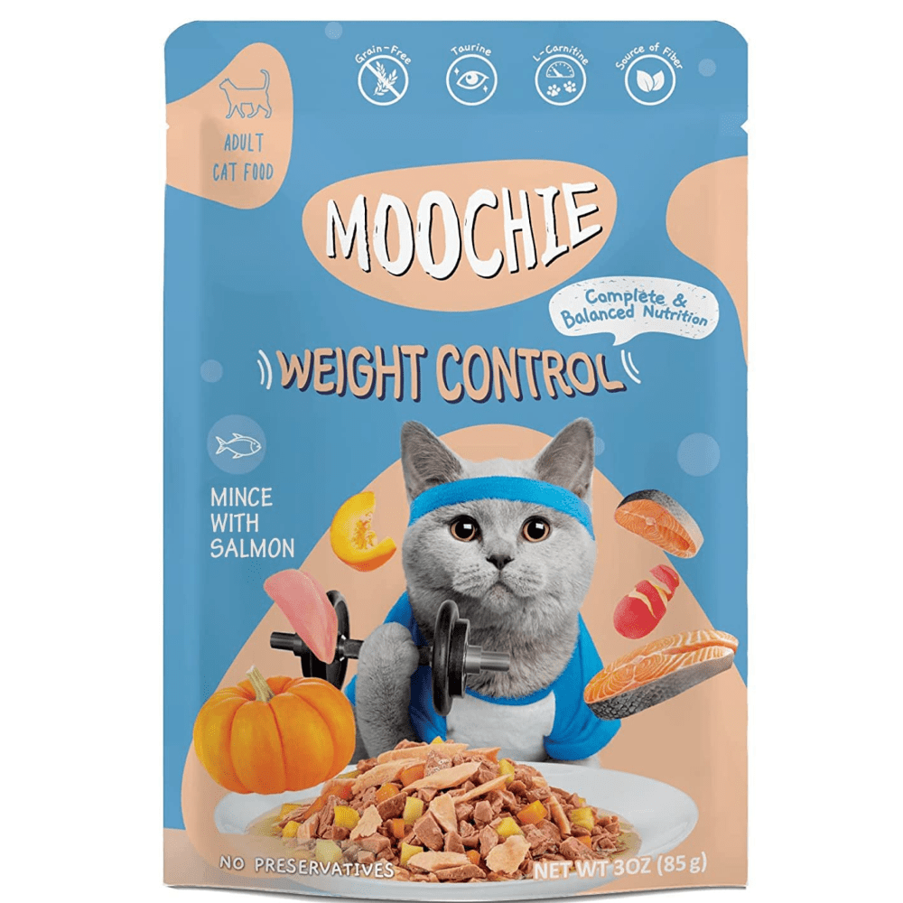 Moochie Salmon Grain Free Weight Control Cat Wet Food