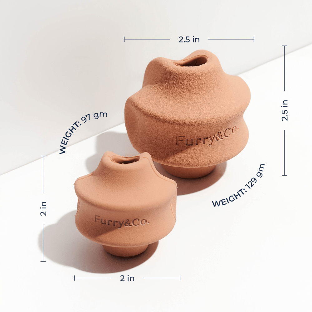 Furry & Co Roller Toy for Dogs (Tan) image 3