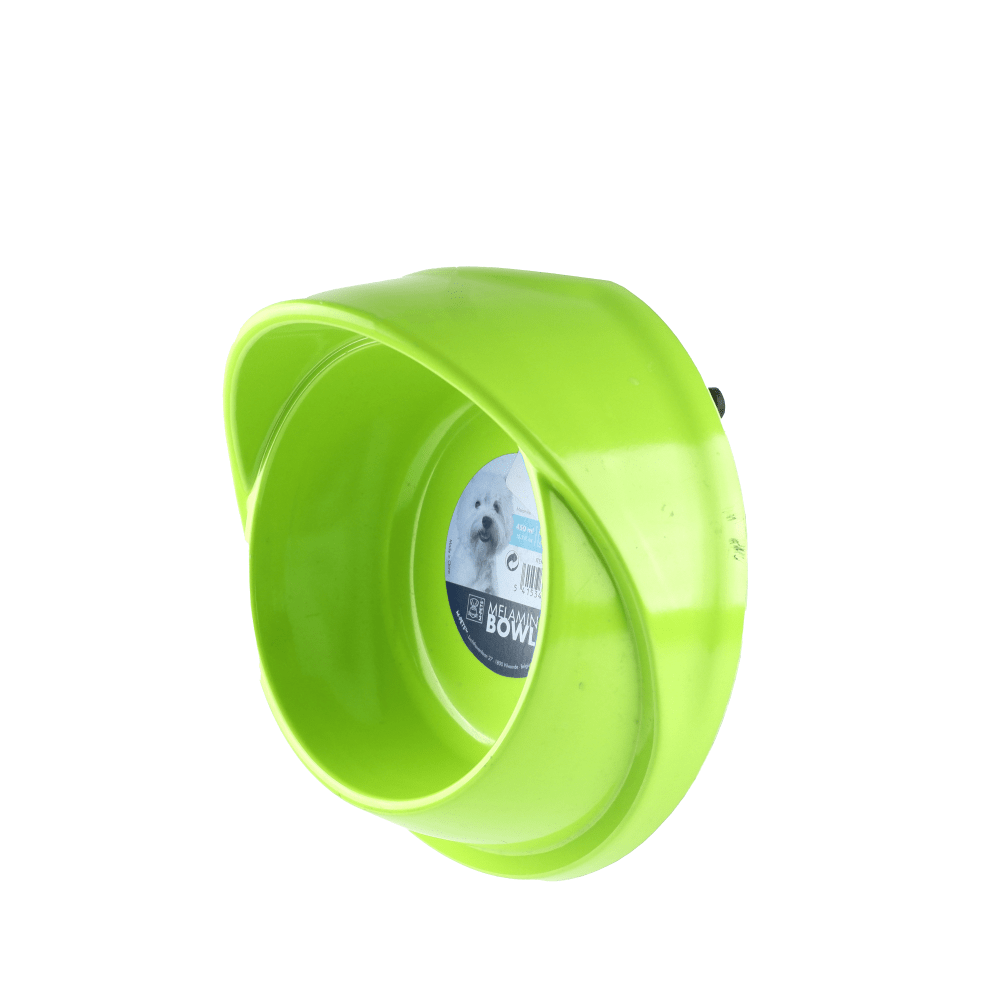 M Pets Single Fashion Diner Bowl for Dogs and Cats (Green) image 3