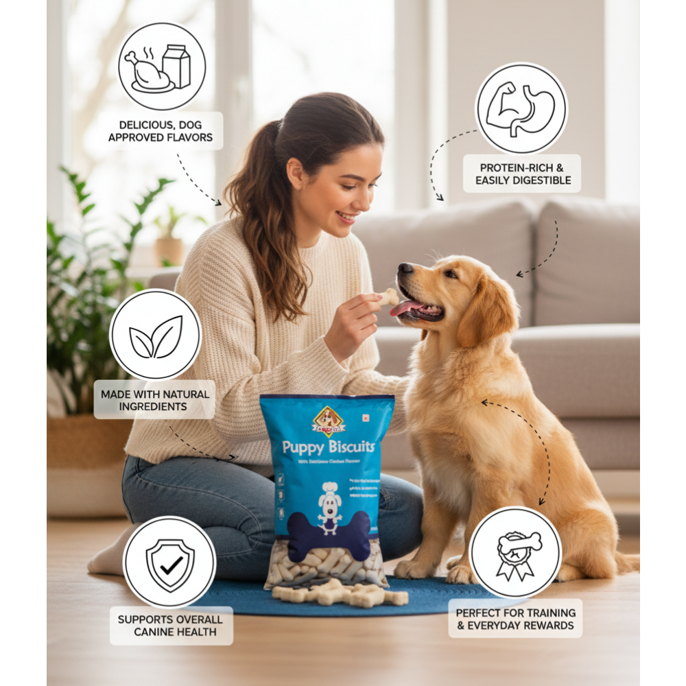 Nootie Chicken & Egg Milk Biscuits Puppy Dog Treats image 3