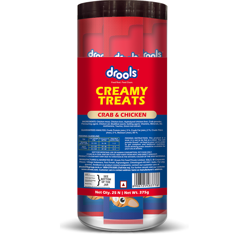 Drools Crab & Chicken Creamy Cat Treats image 7