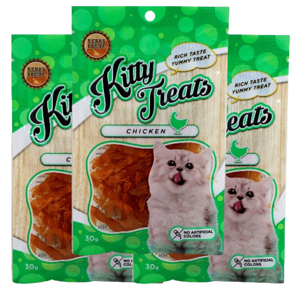 Kitty Treats Soft Chicken Jerky Sliced Cat Treats image 6