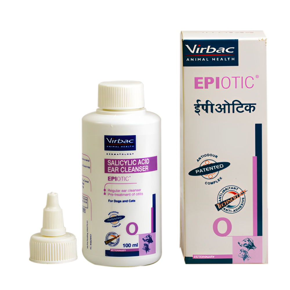 Virbac Epiotic Ear Cleanser (100ml) and Vivaldis Prurigo Spray (50ml) Combo image 3