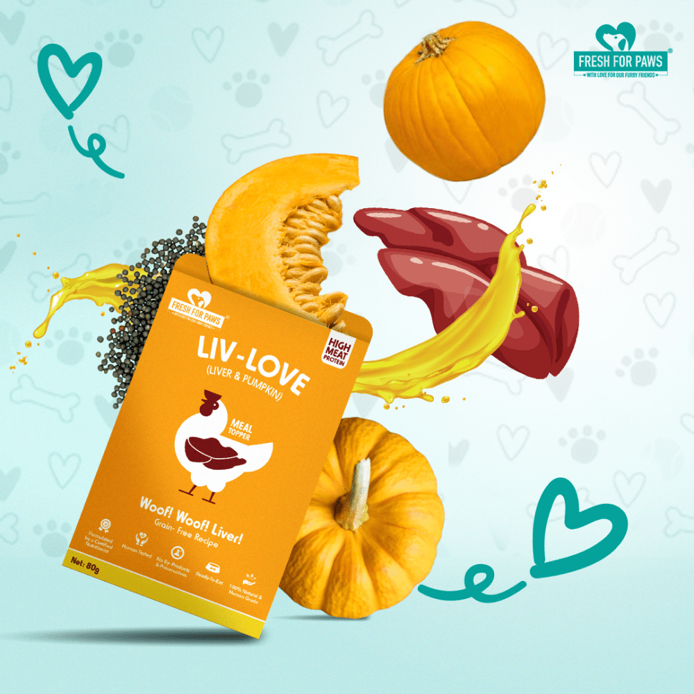 Fresh For Paws Chicken Liver & Pumpkin Liv Love Supplement for Dogs image 4