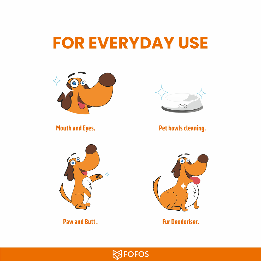 Fofos Unscented Cleaning Wipes for Dogs and Cats image 5