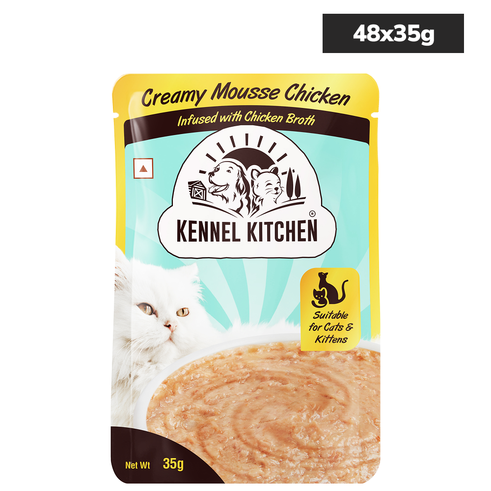 Kennel Kitchen Chicken Creamy Mousse Kitten & Adult Cat Wet Food (All Life Stage) image 3