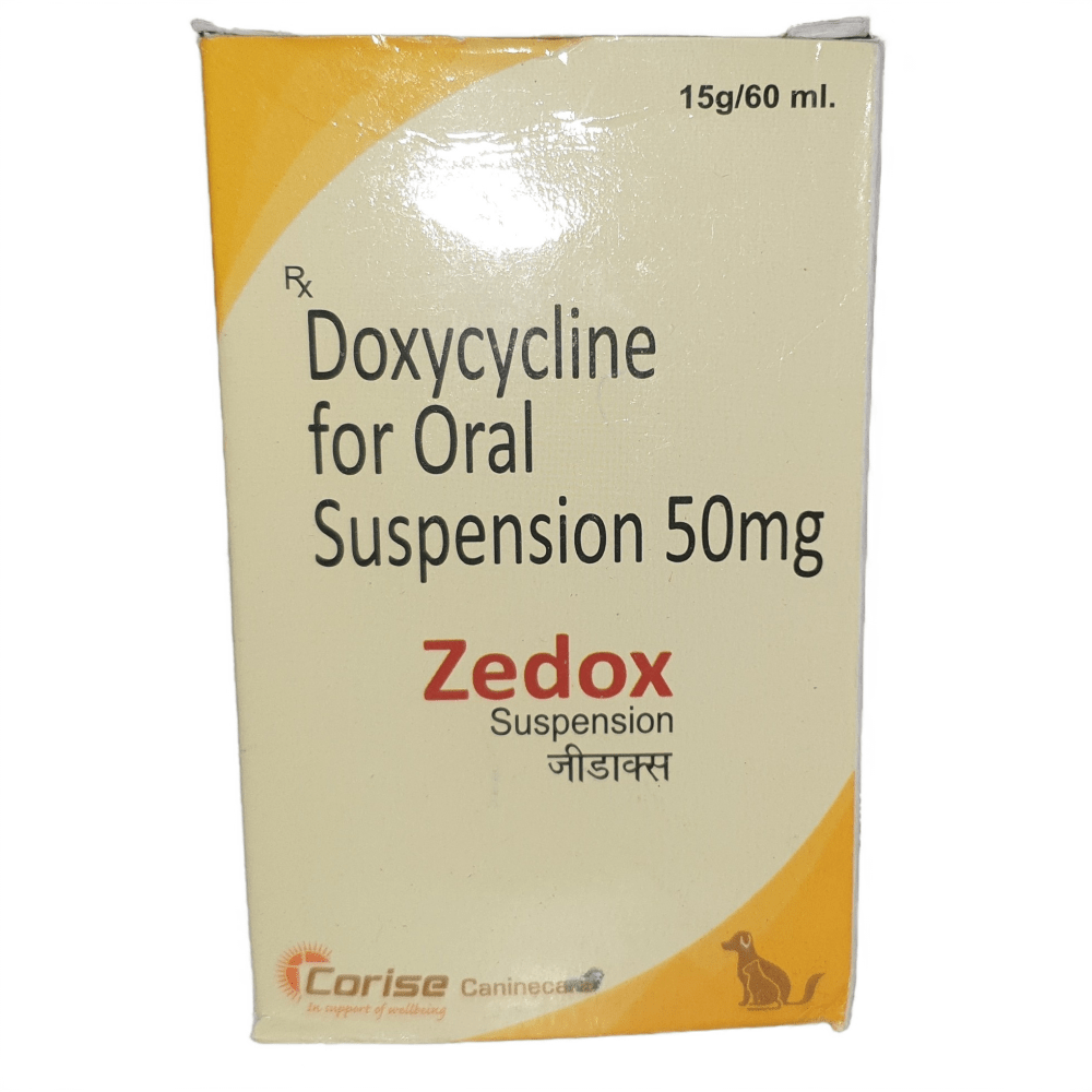 Corise Zedox Suspension (Doxycycline) for Dogs and Cats (60ml) image 2