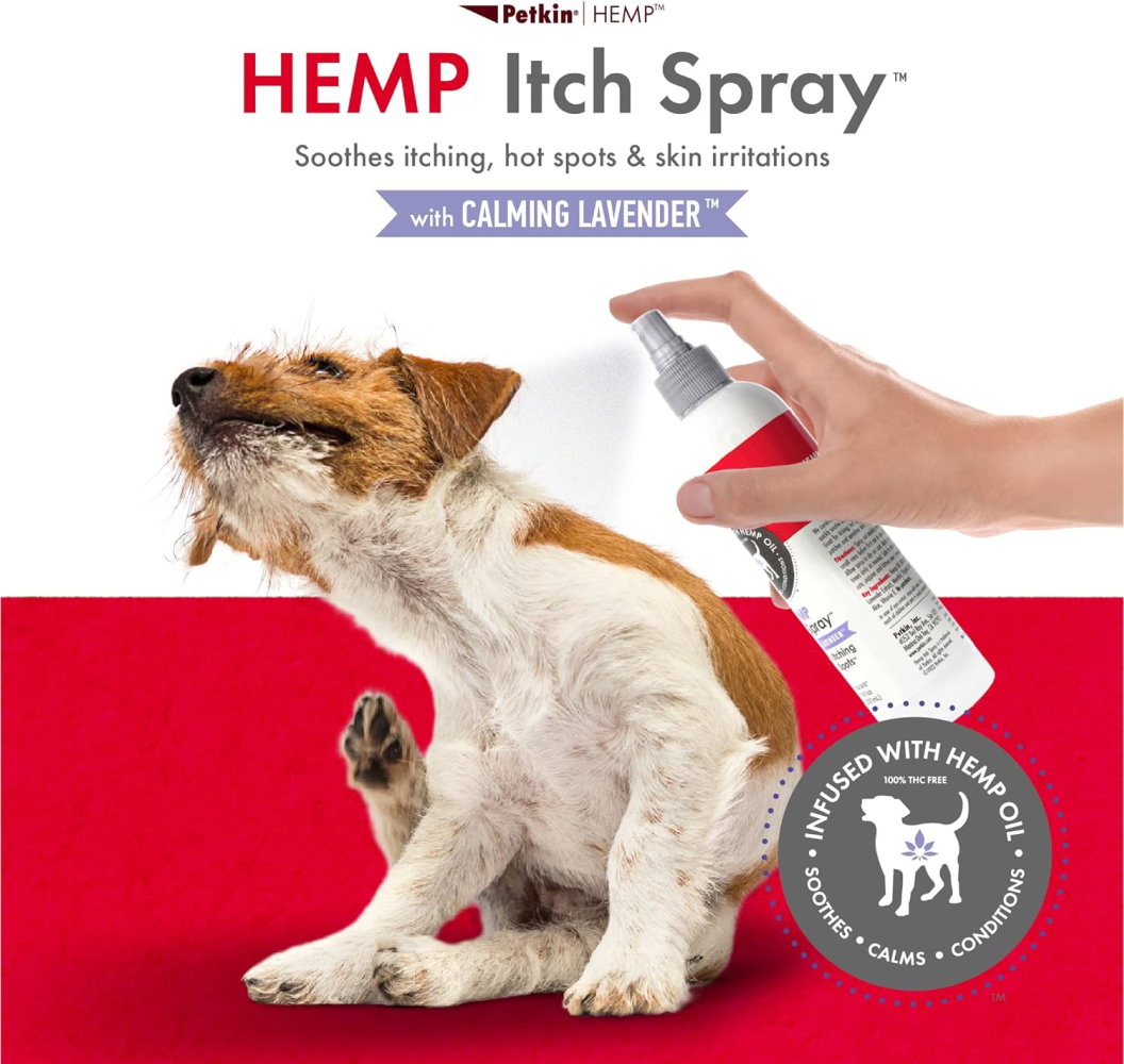 Petkin Lavender Hemp Calming itch Spray for Dogs and Cats image 5