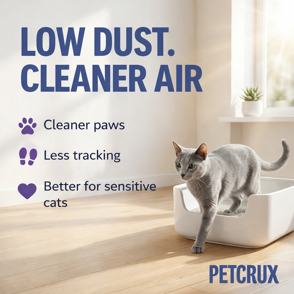 Petcrux Lavender & Lemon Scented Smart Clumping Cat Litter image 8