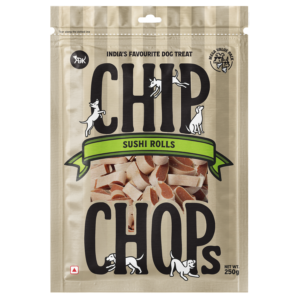 Chip Chops Sushi Rolls Dog Treats