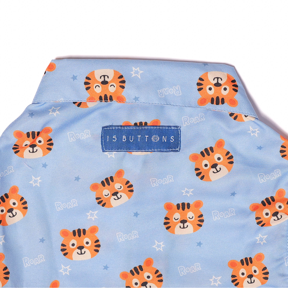 15 Furries Tiger Shirt for Cats (Orange and Blue) image 4