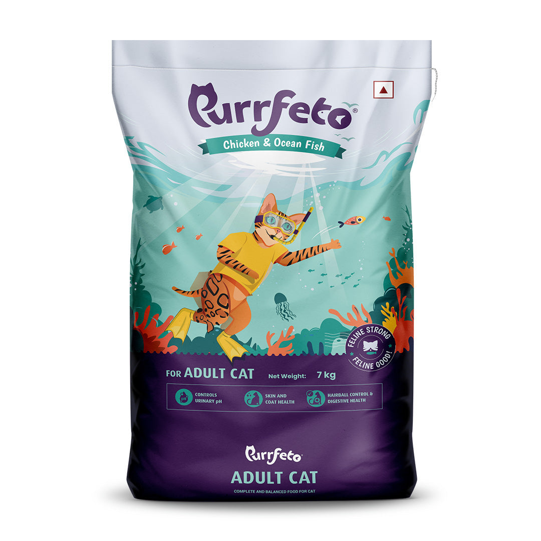 Purrfeto Chicken and Ocean Fish Cat Dry Food image 3