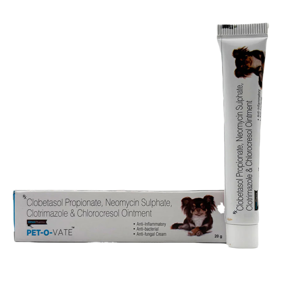Ek Tek Petovate Onitment (anti inflammatory antibacterial & antifungal) for Dogs