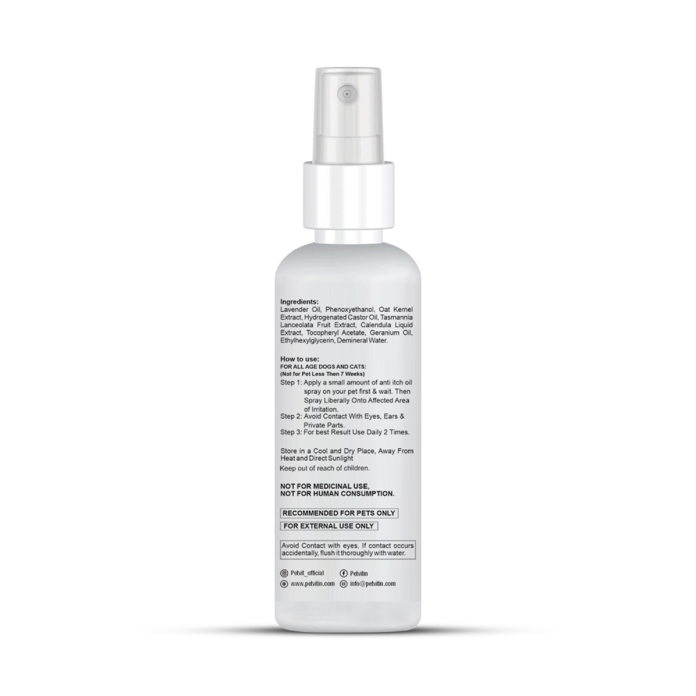 Petvit Anti Itch Oil Spray for Cats & Dogs image 8