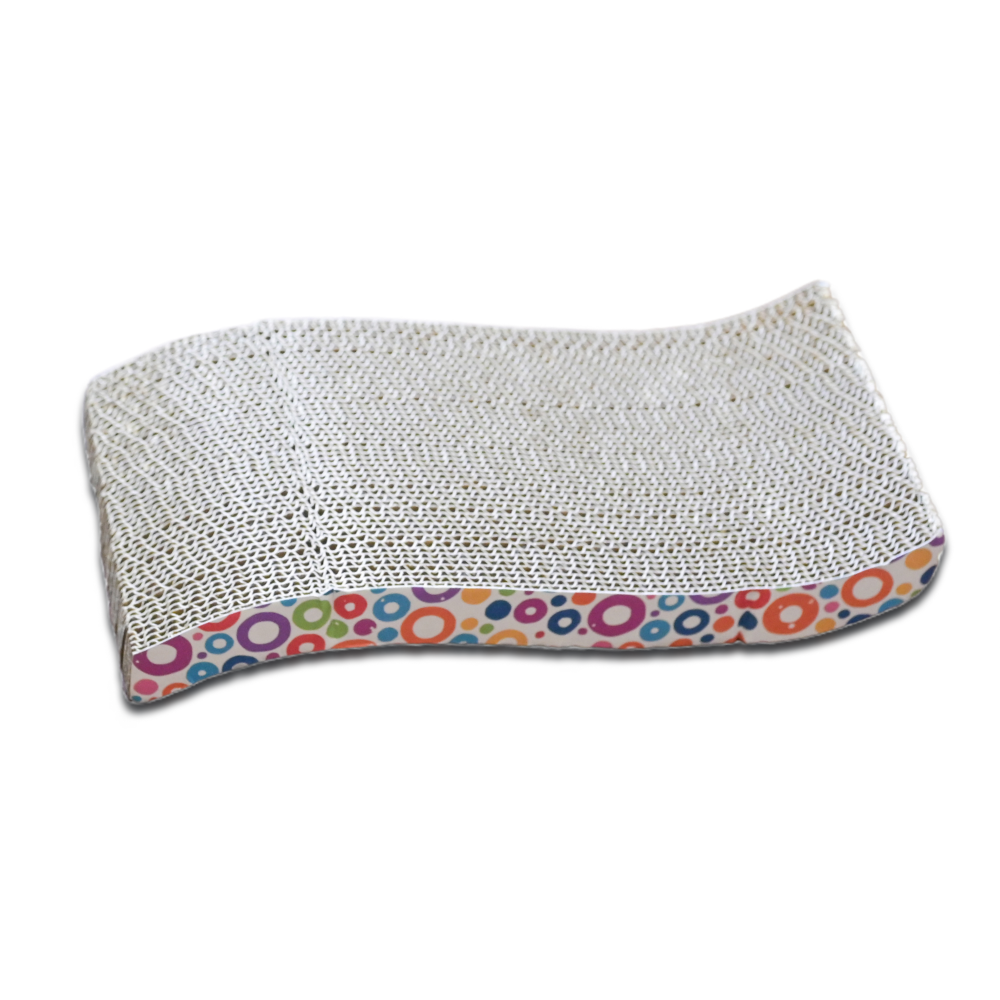 Skatrs The Satisfying Wave Cat Scratcher with 2g Premium Catnip Free (15x7.5x2.8in) image 7