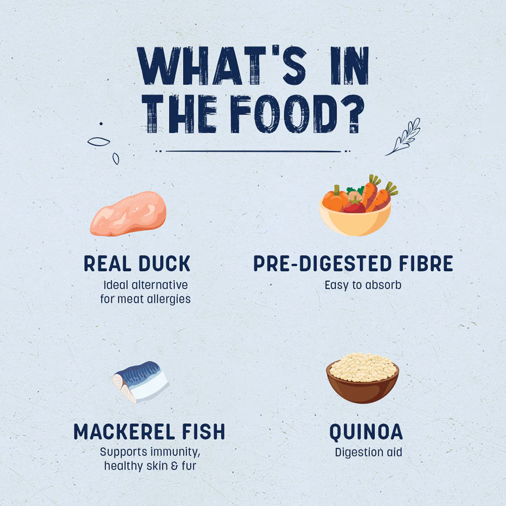 HUFT Sara's Wholesome Hypoallergenic Diet Duck & Quinoa Dog Wet Food image 3