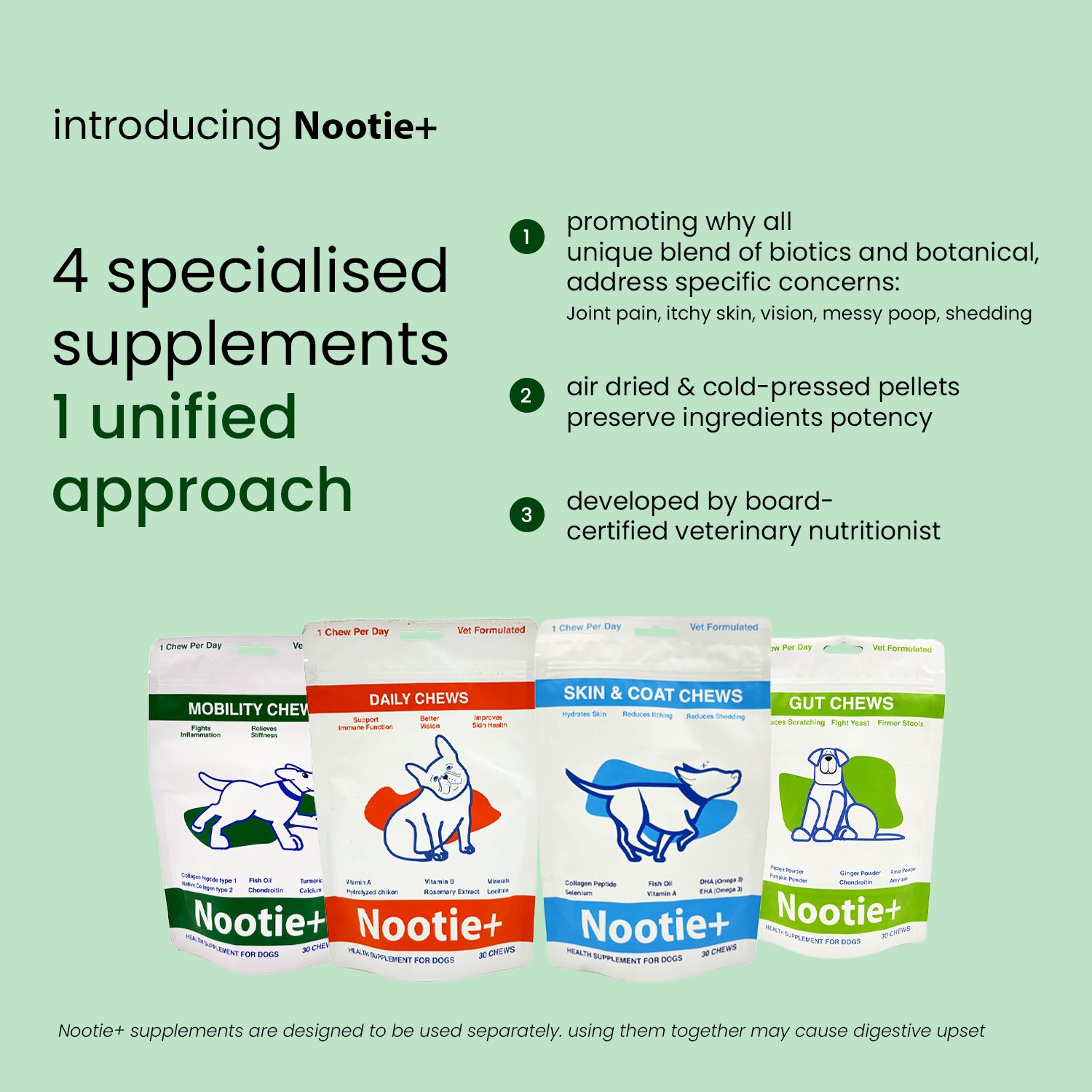 Nootie+ Joint & Bone Mobility Chews Supplement for Dogs image 8