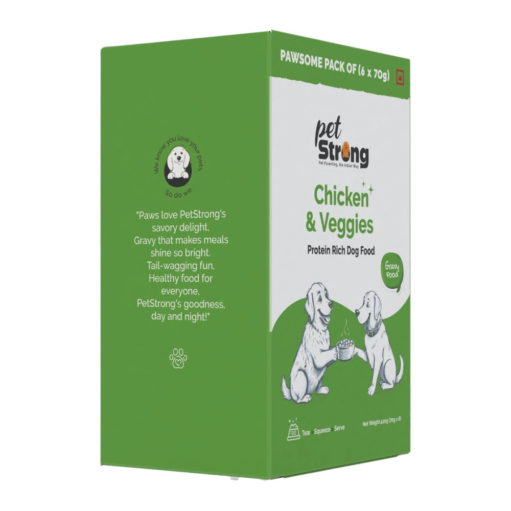 PetStrong Chicken and Veggies in Gravy Wet Food for Dogs image 3
