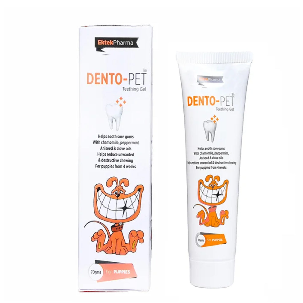 Ek Tek Dento Pet Teething Gel for Puppies