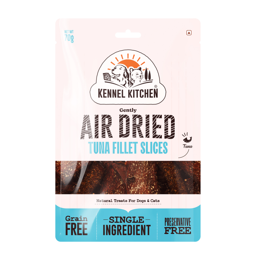 Kennel Kitchen Air Dried Tuna Fish Jerky Dog and Cats Treats
